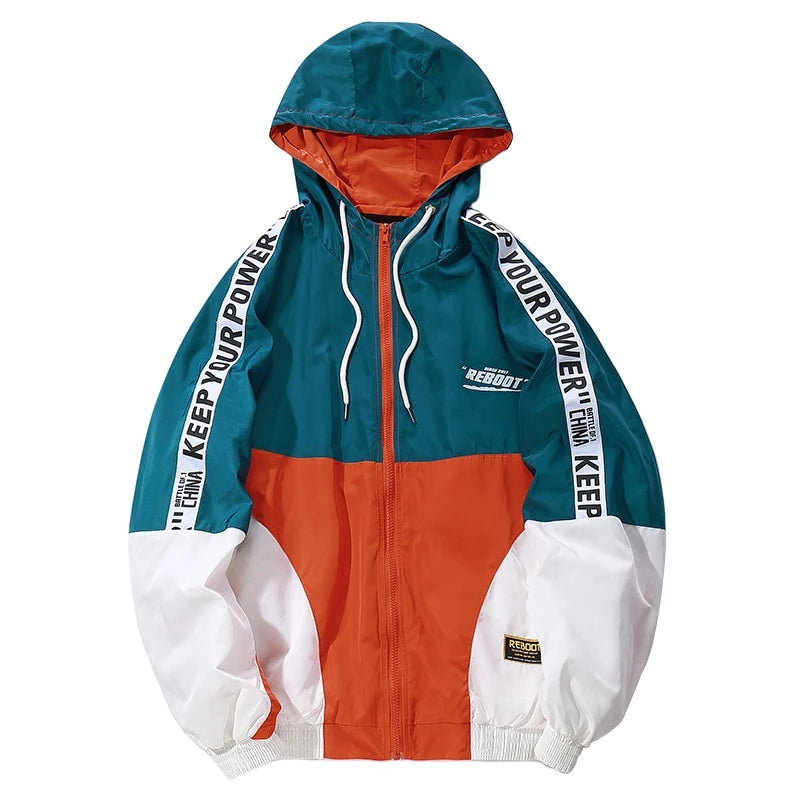 Veste Old School orange de marque japonaise Gotei vue de face