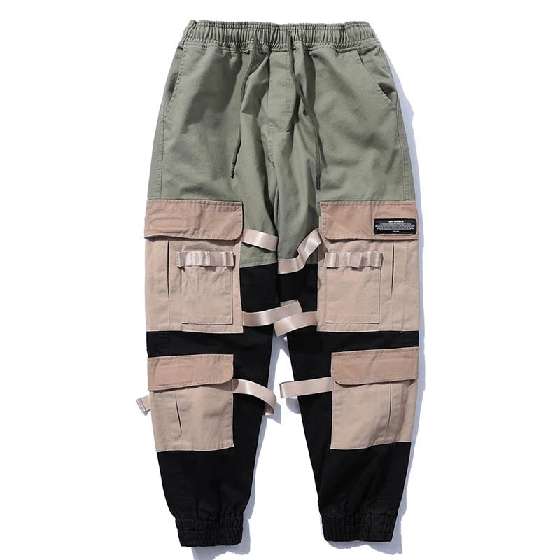 Pantalon Baggy à rubans vu de face