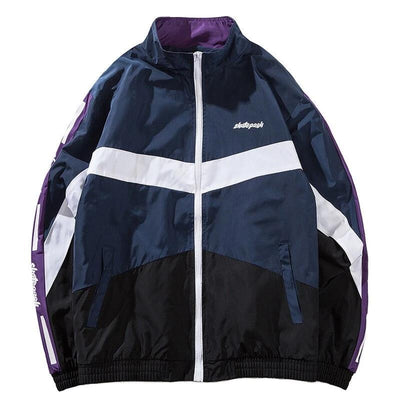 Blouson Japonais bleu de marque japonaise Gotei vu de face